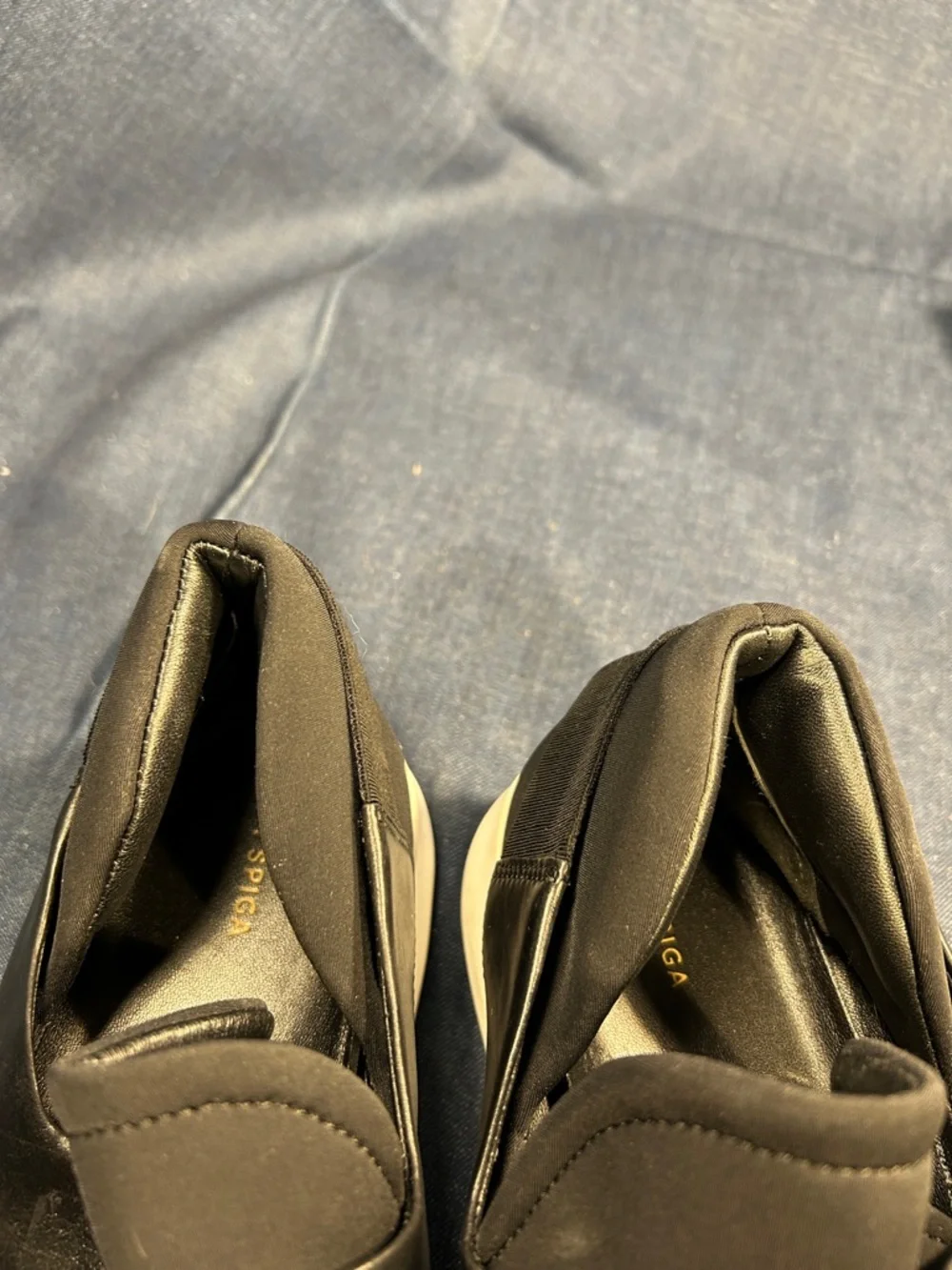 Via spiga leather slide in athletic shoes elegant 5
